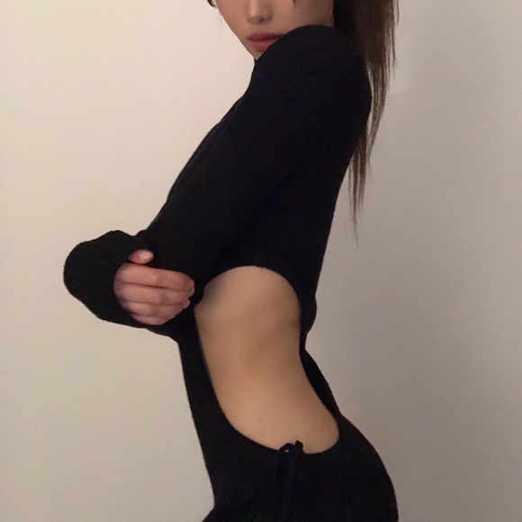 HOURS X REVOLVE cutout knit dress - Picture 3 of 4